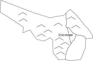 Échevronne_Piece Button